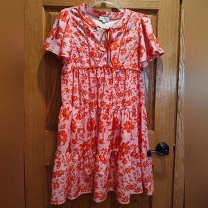 EUC Umgee Pink/Reddish Orange Dress